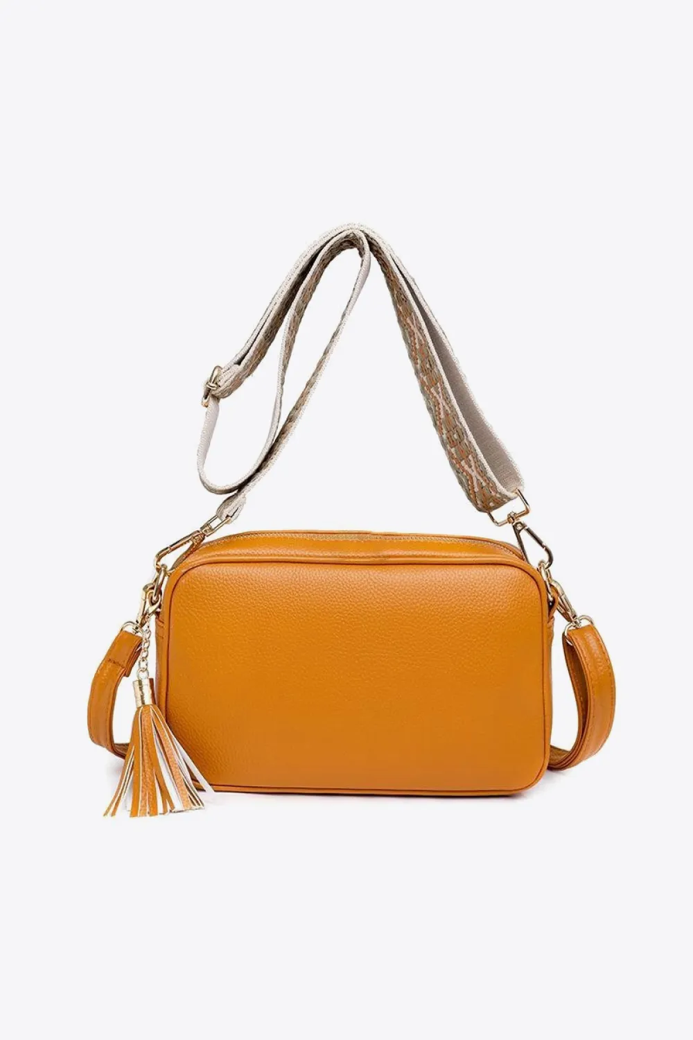 PU Leather Tassel Crossbody Bag, image 9
