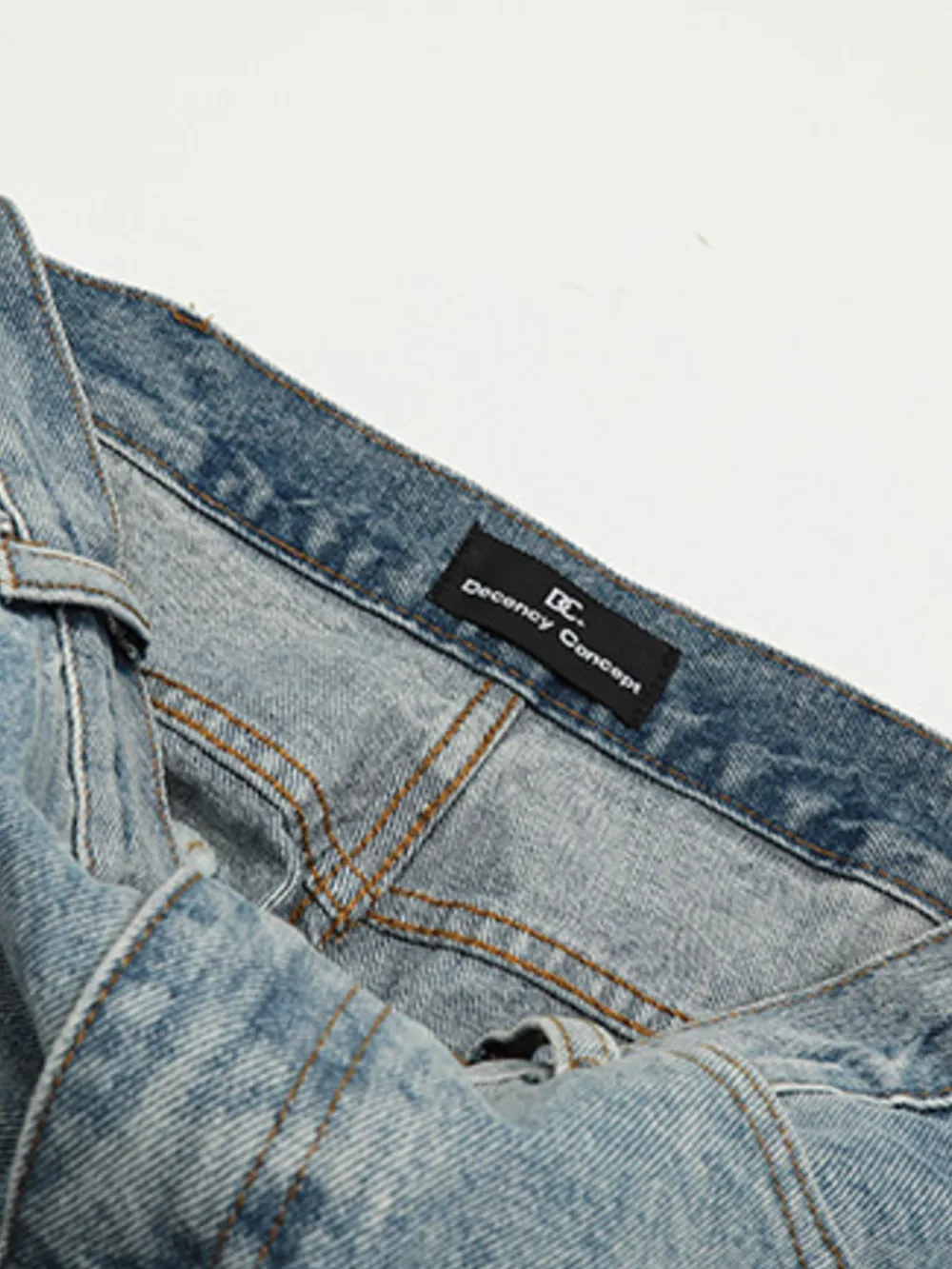 Men's Washed Relaxed Fit Baggy Jeans, image 6