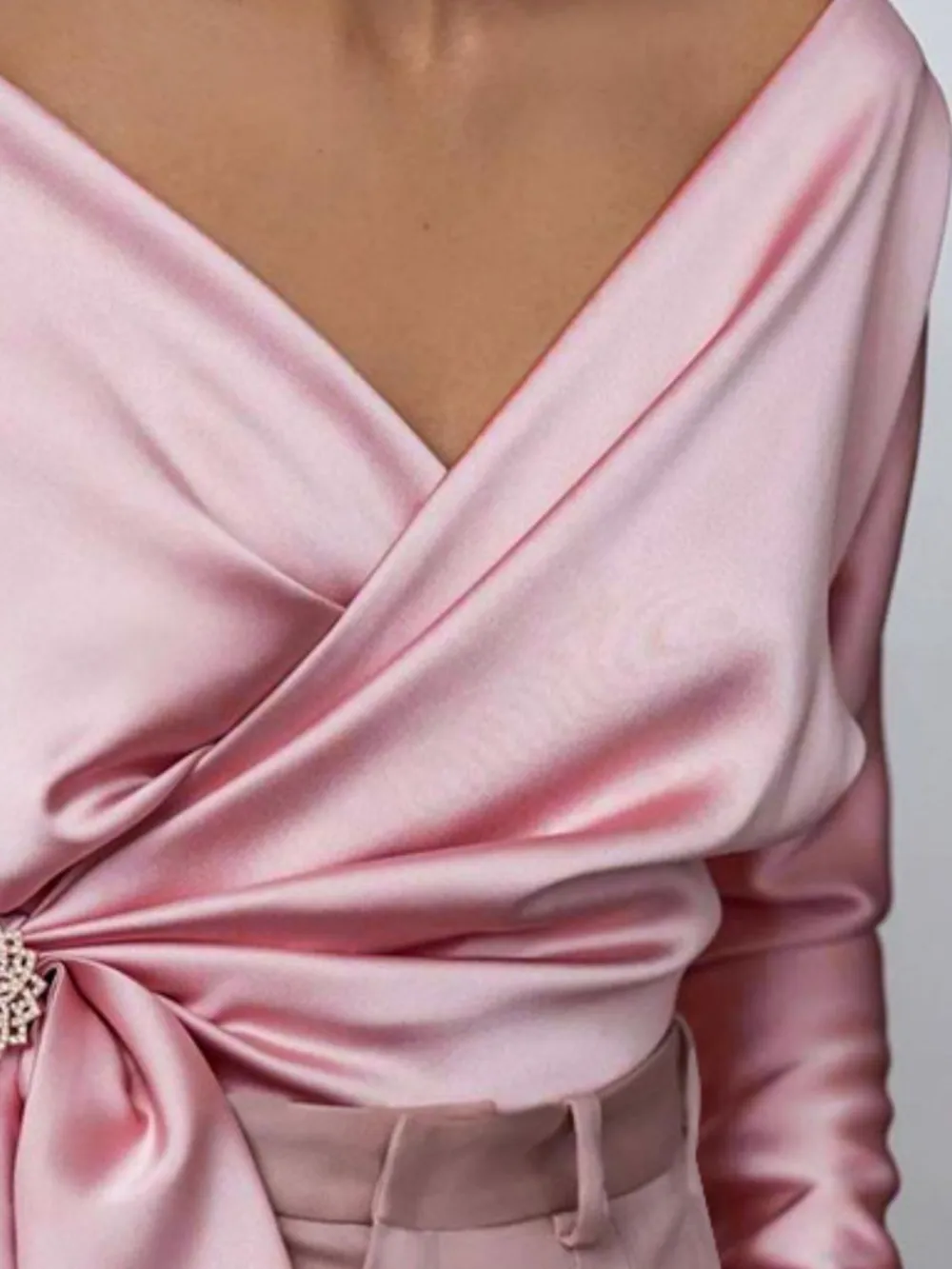 Surplice Long Sleeve Blouse, image 3