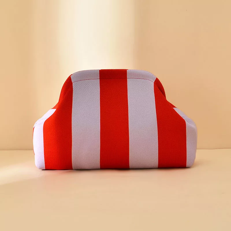 Striped Portable Clutch, image 5