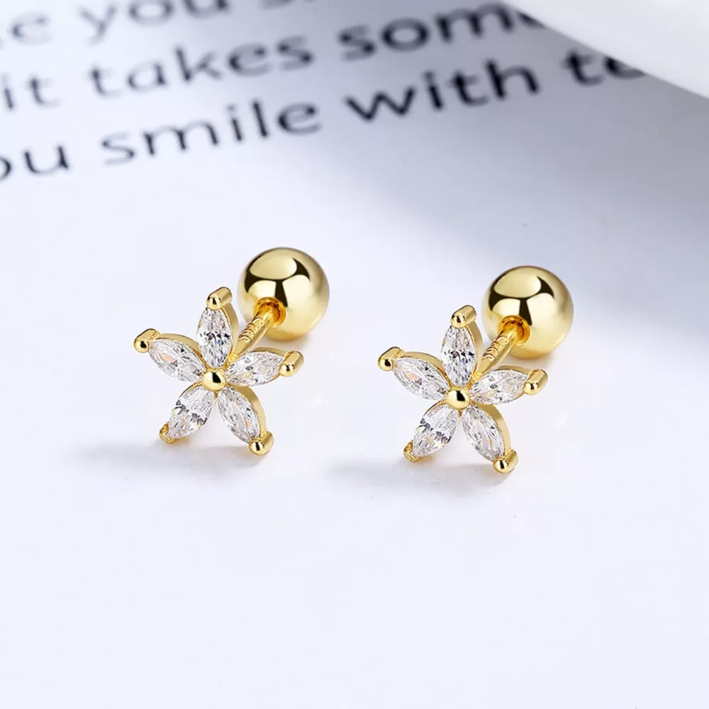 Flower Stud Earrings