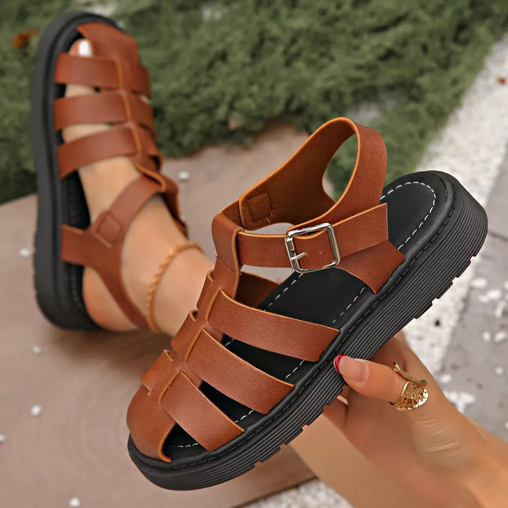 Round Toe Platform Sandals, image 6