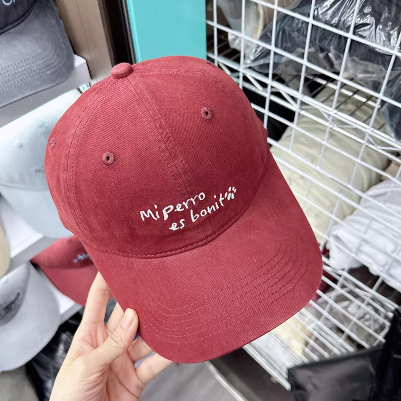 Embroidered Letter Baseball Cap