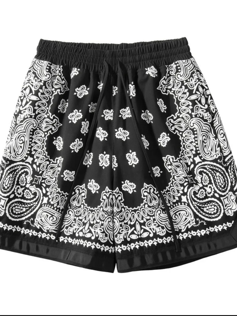 Men's Drawstring Printed Shorts with Pockets, image 5