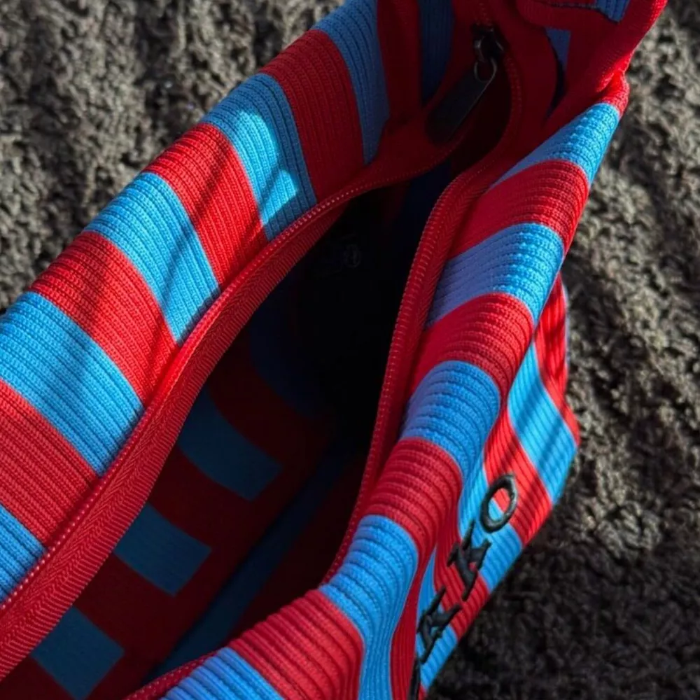 Striped Knit Shoulder Bag, image 4