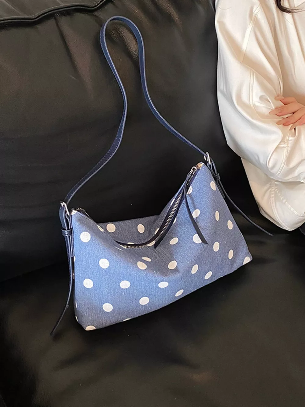 Polka Dot Shoulder Bag, image 7