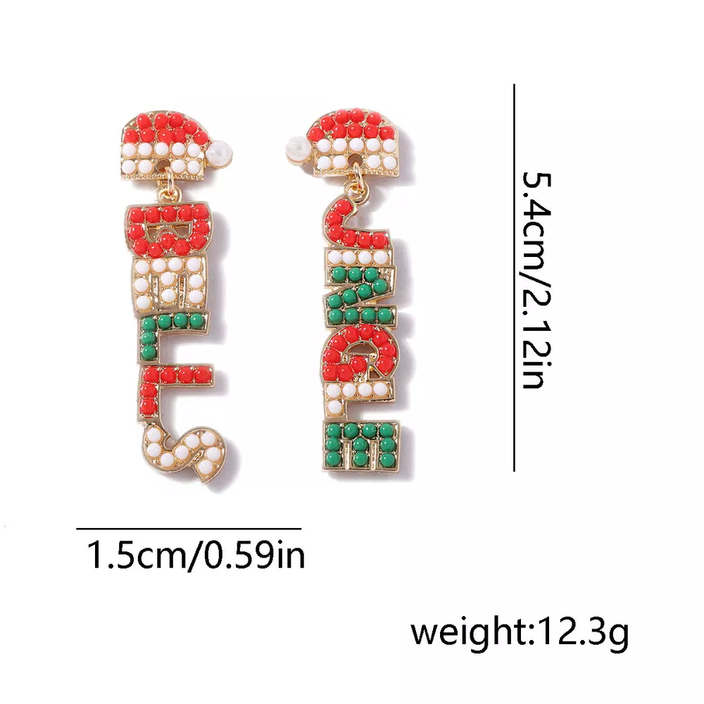 Christmas Jingle Bells Drop Earrings, image 7