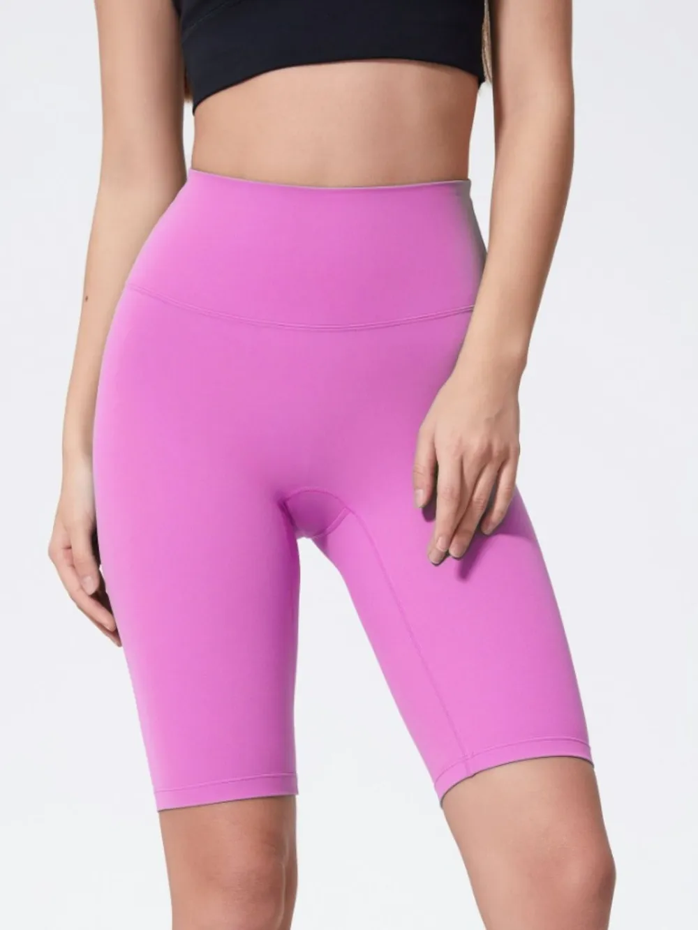 High Rise Wide Waistband Active Shorts, image 14