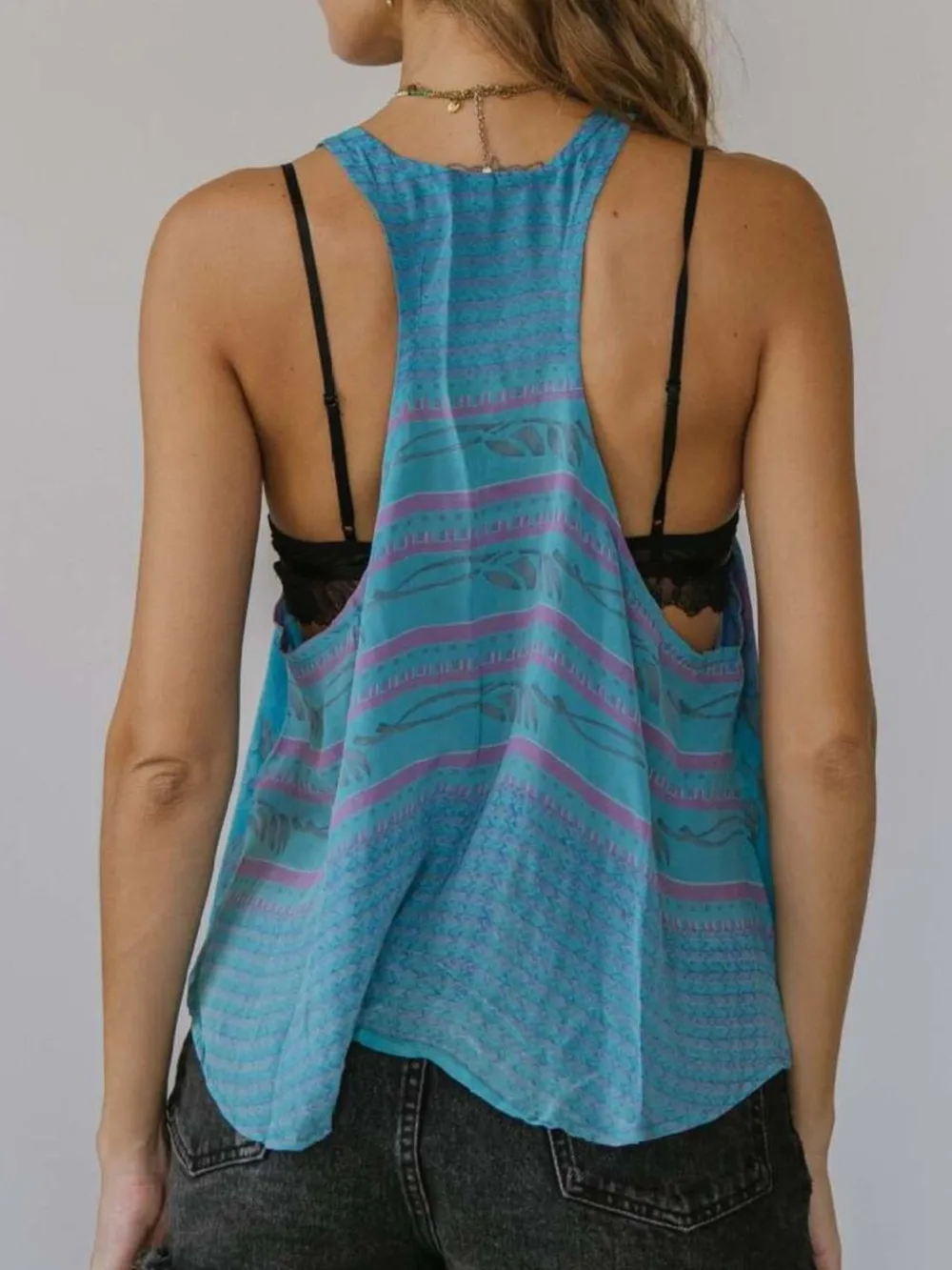 Printed Scoop Neck Tank, image 33