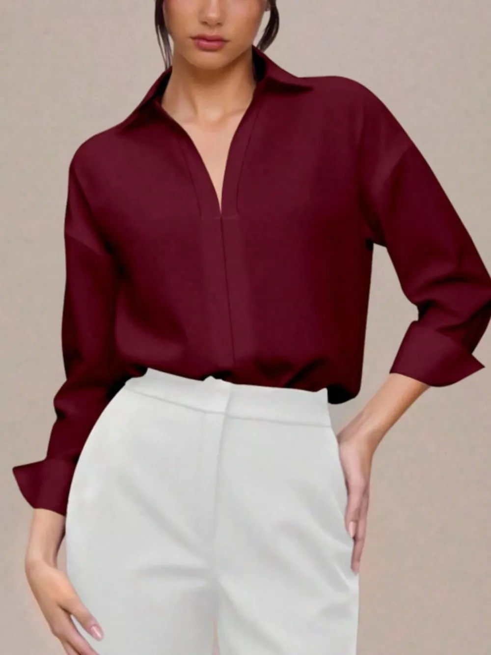 Button-Down Long Sleeve Bodysuit, image 12