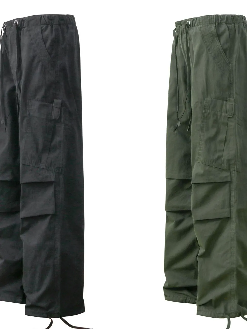 Men's Cargo Pants with Drawstring Hem, image 4