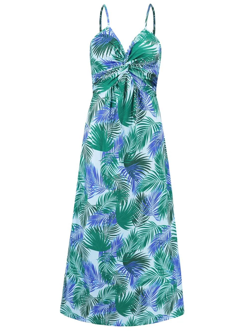 Twisted Printed V-Neck Cami Dress, image 26