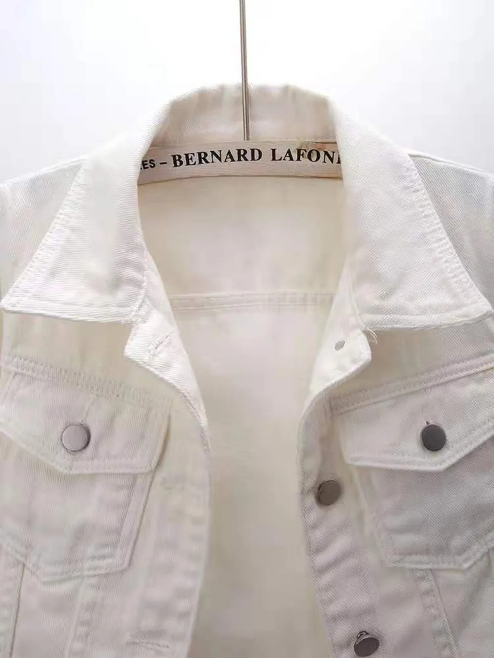 Full Size Cropped Denim Jacket Plus Size, image 9