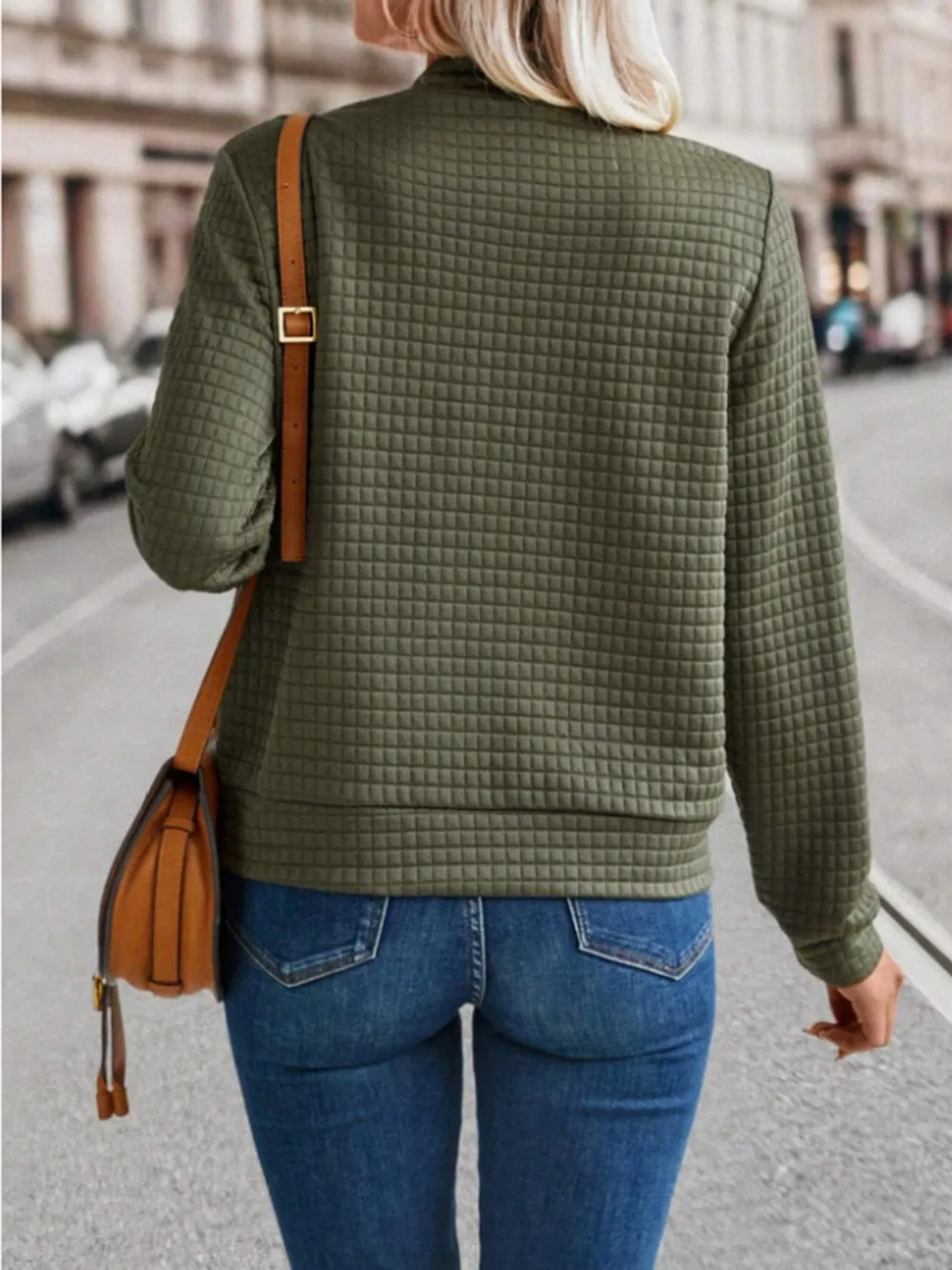 Zip Up Long Sleeve Jacket, image 2
