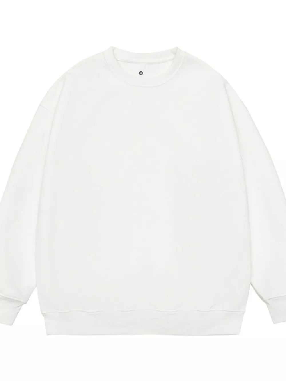 Men's Full Size Round Neck Dropped Shoulder Sweatshirt Plus Size, image 12