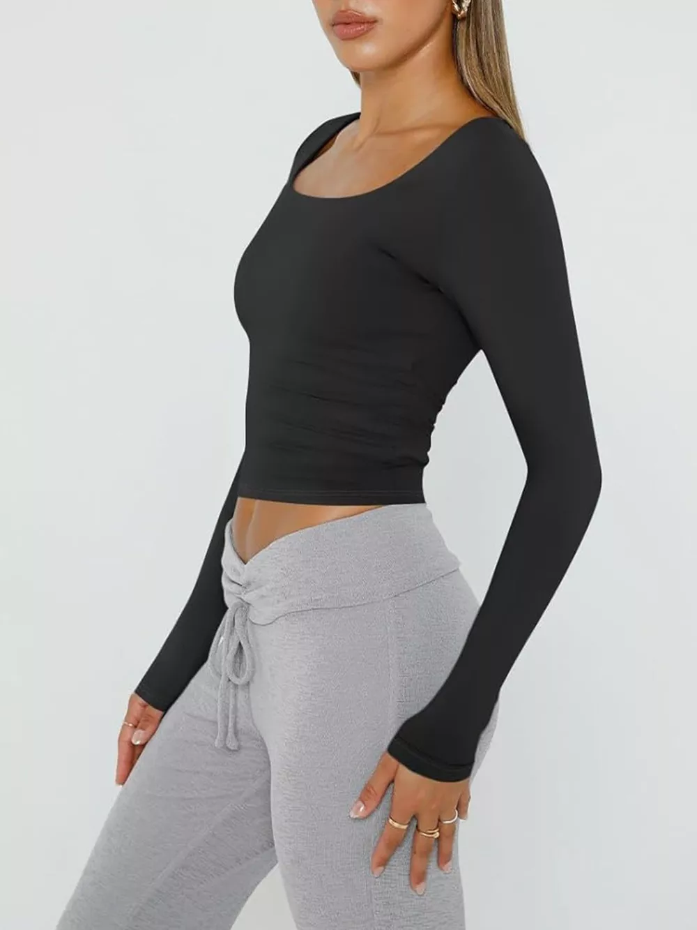 Slim Fit Long Sleeve T-Shirt, image 3