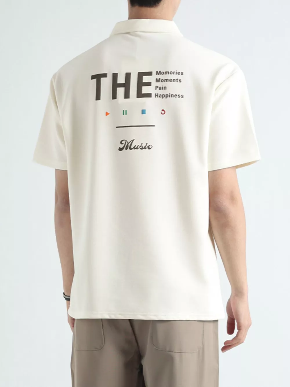 Men's Plus Size Button Detail Short Sleeve Polo, image 5