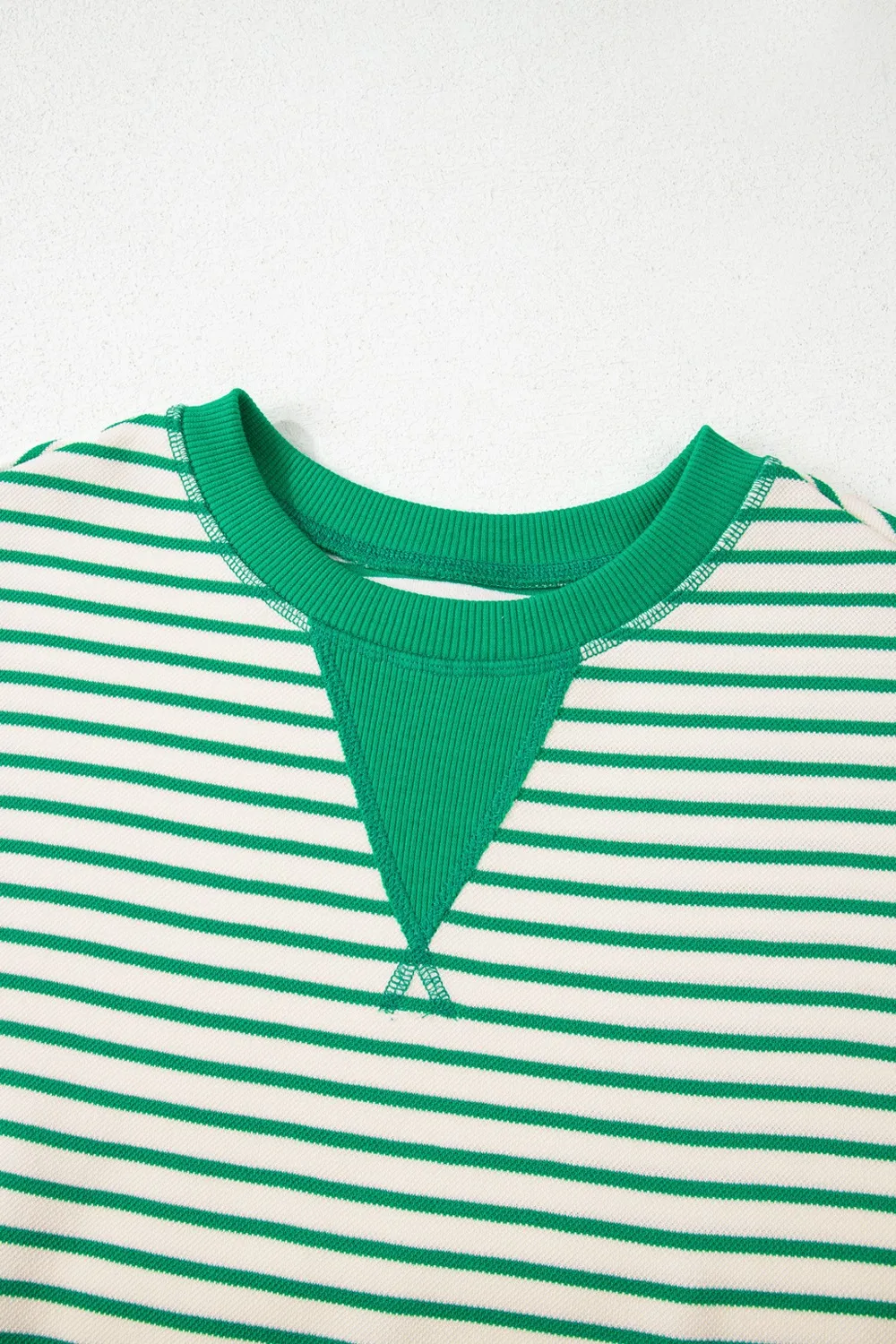 Striped Flounce Sleeve Casual Blouse, image 6