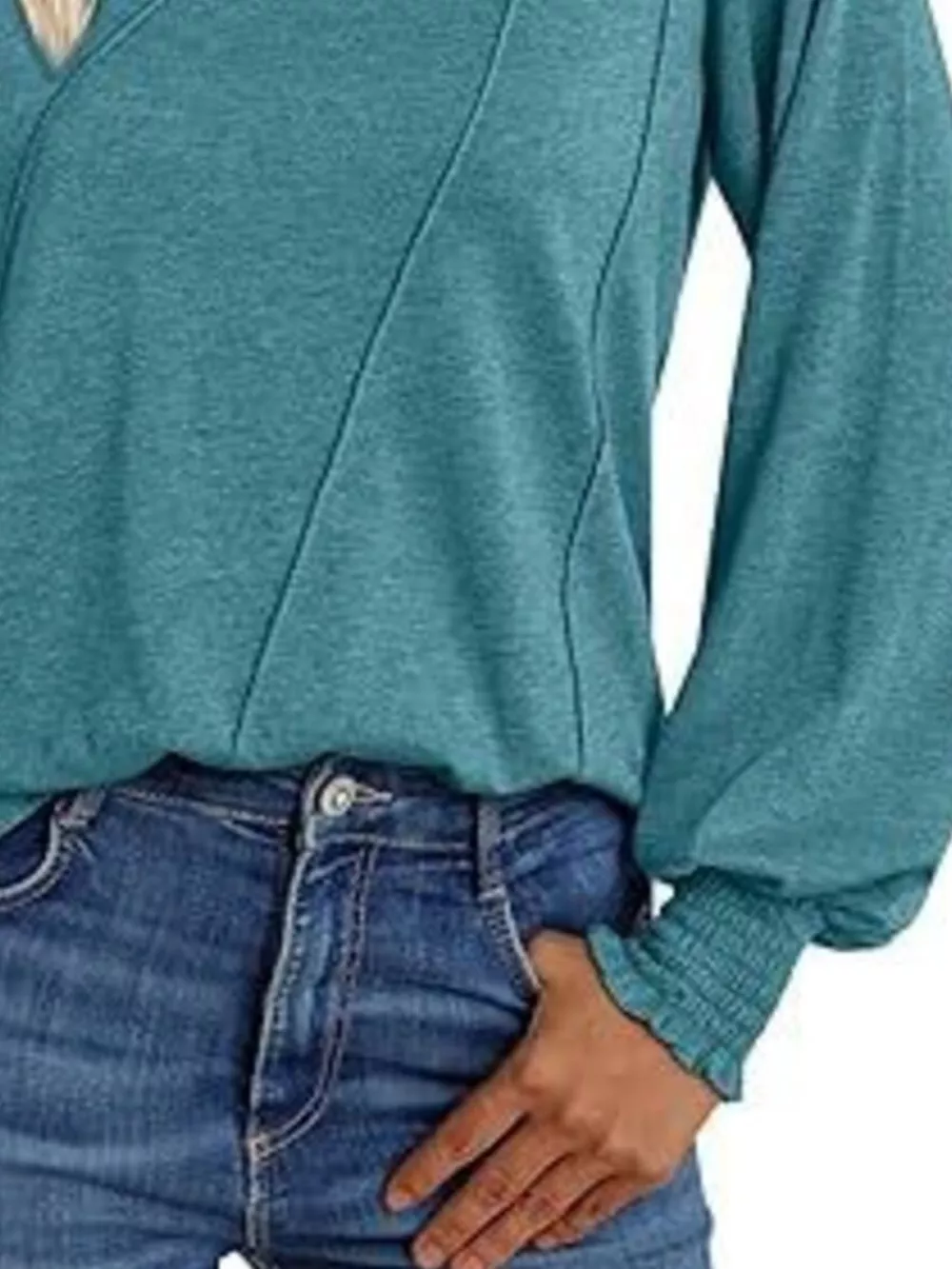 Round Neck Long Sleeve Top, image 22