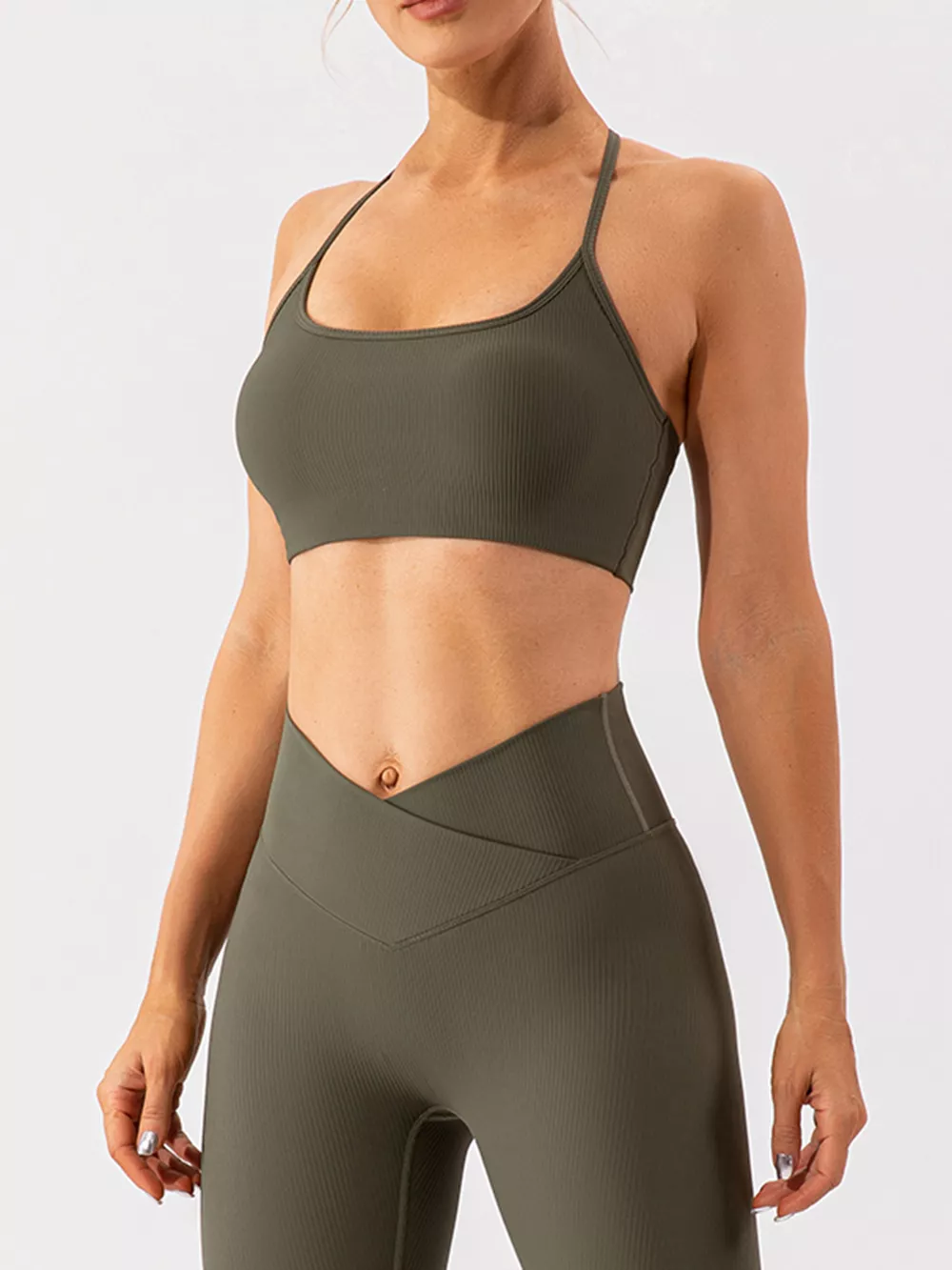 Spaghetti Strap Active Bra, image 11