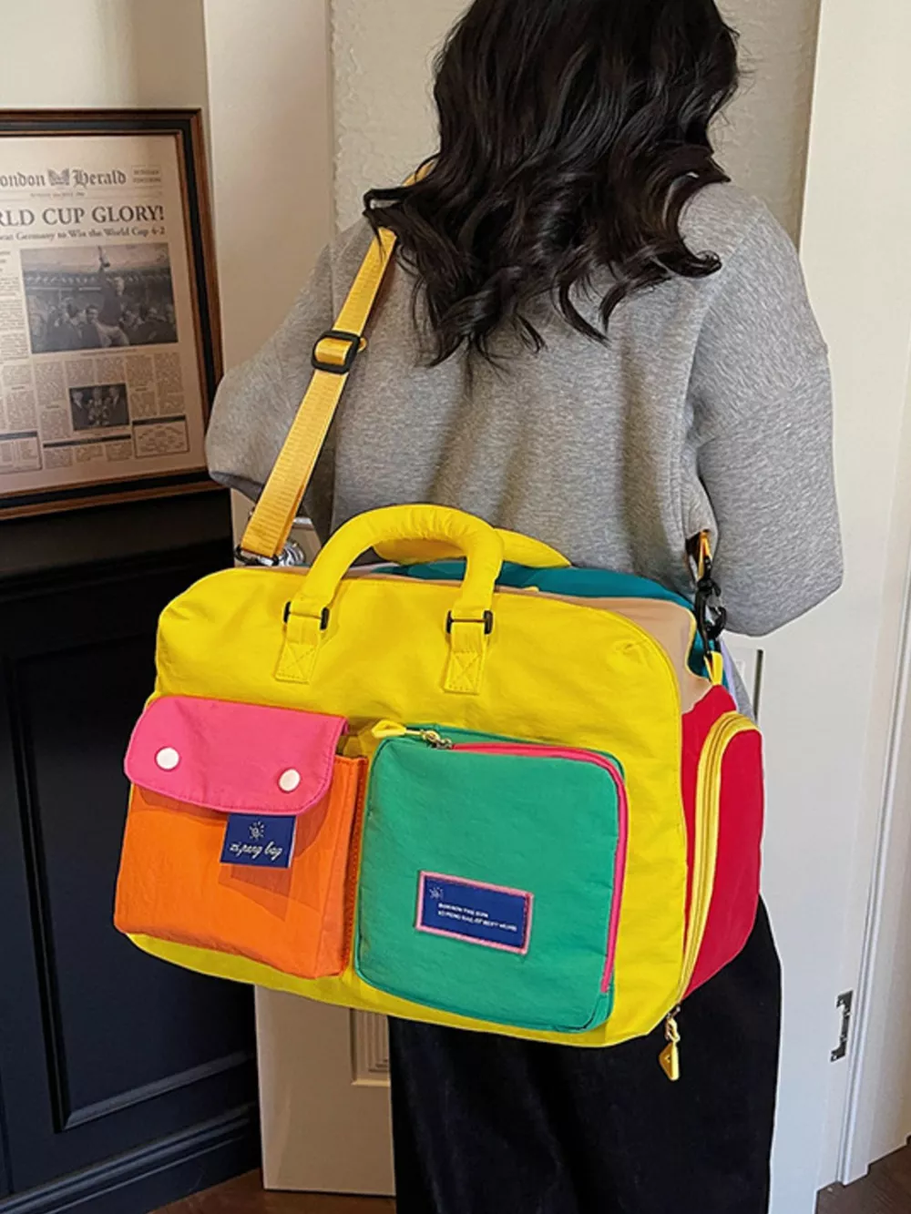Duffel Bag with Multiple Pockets, image 3