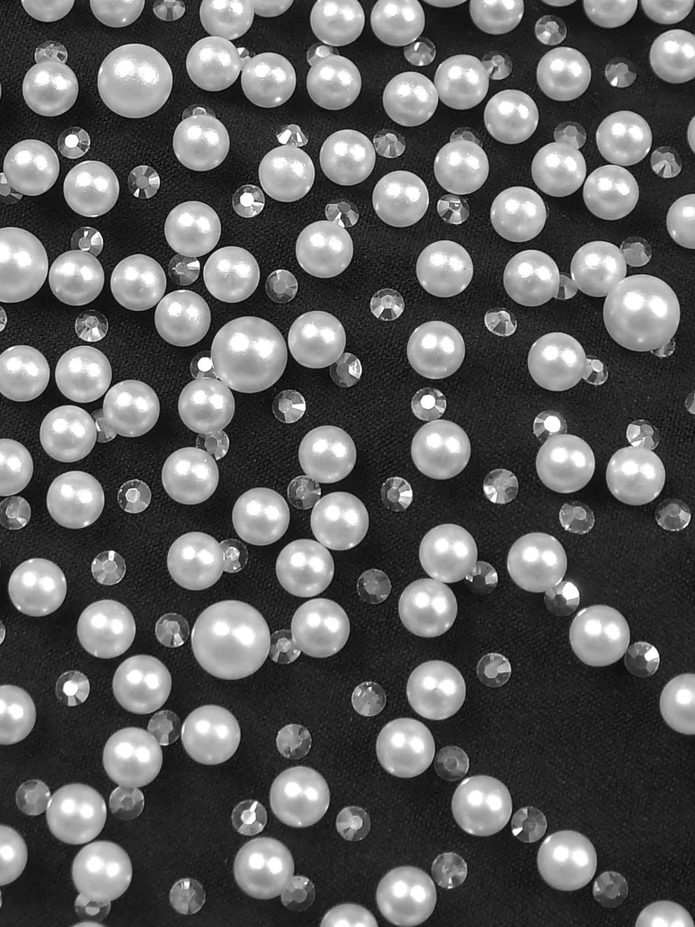 Pearl Detail Long Sleeve Maxi Dress, image 10