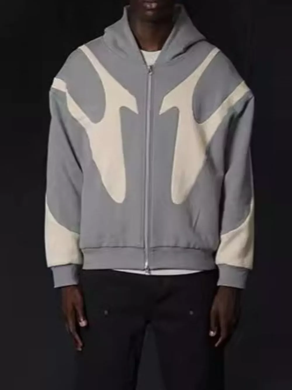 Men's Streetwear Oversized Color-Block Hoodie, image 4