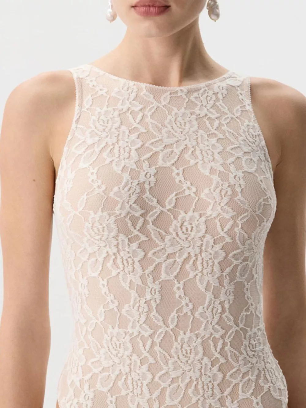 Lace Round Neck Tank, image 8