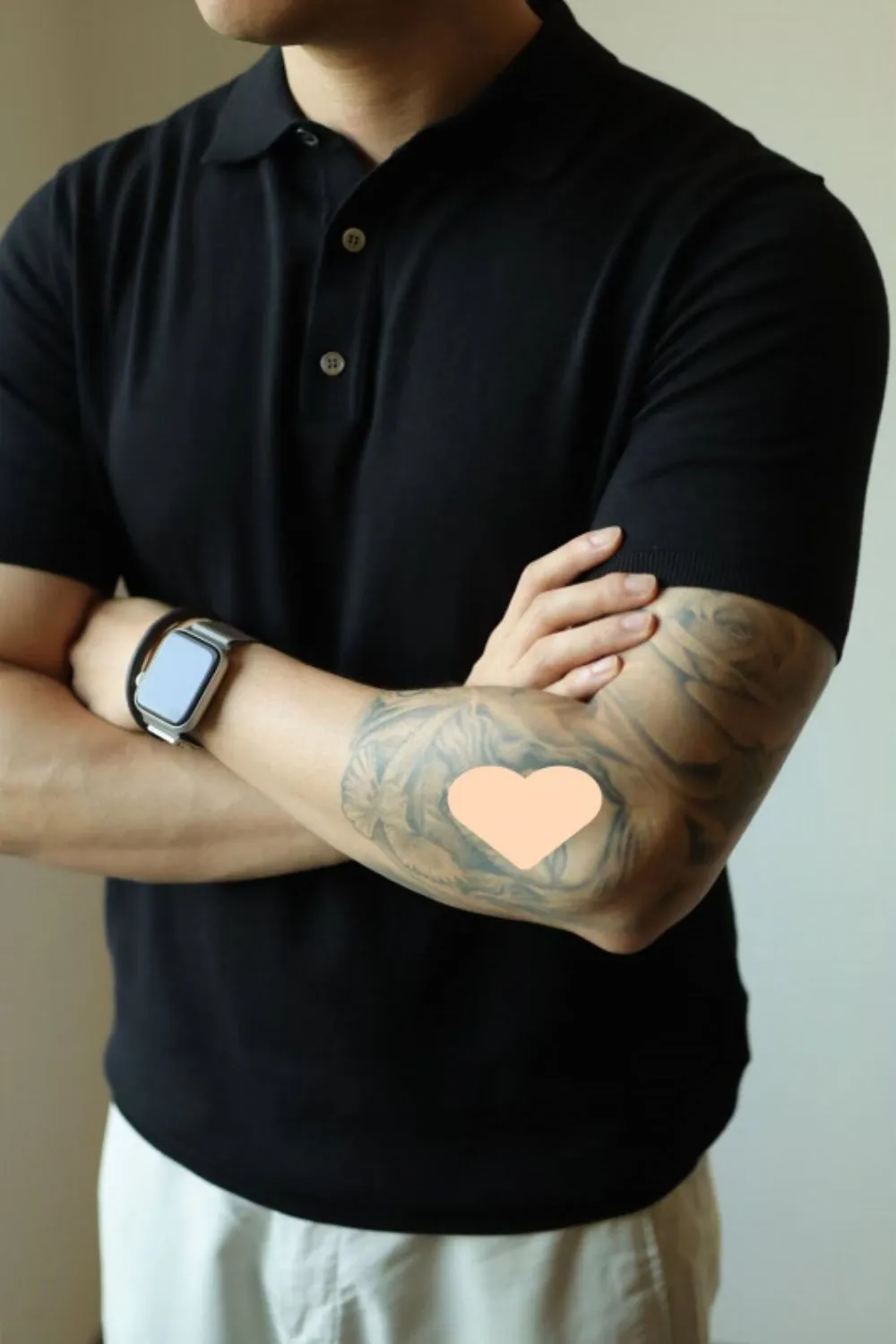 Men's Plus Size Button Detail Short Sleeve Polo, image 6