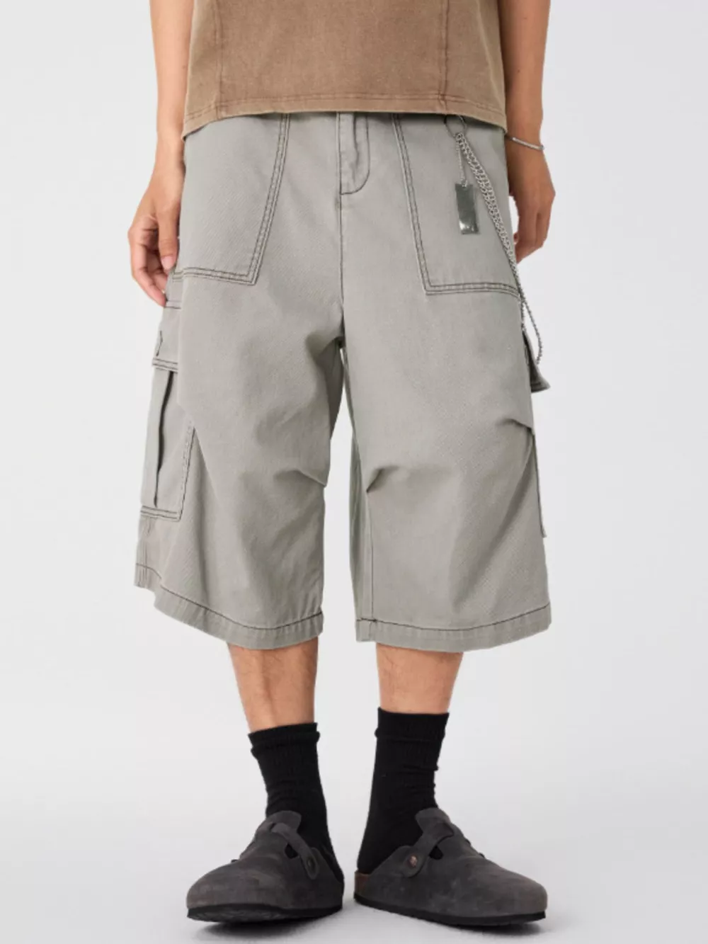 Men's Loose Fit Cargo Shorts, image 2