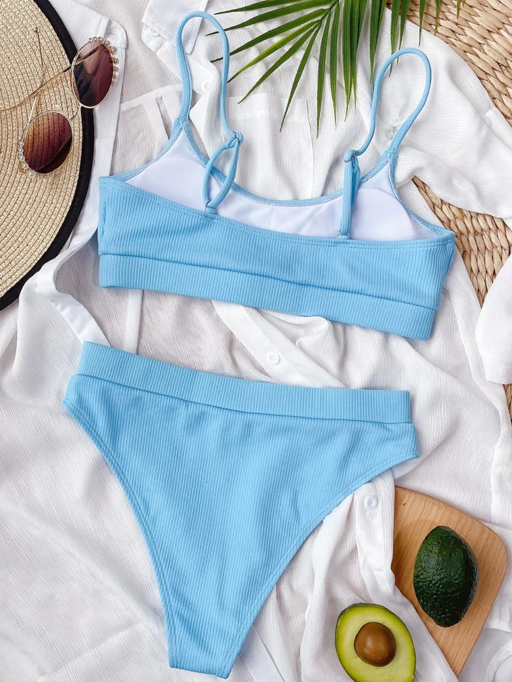 Scoop Neck Spaghetti Strap Two-Piece Swim Set, image 15