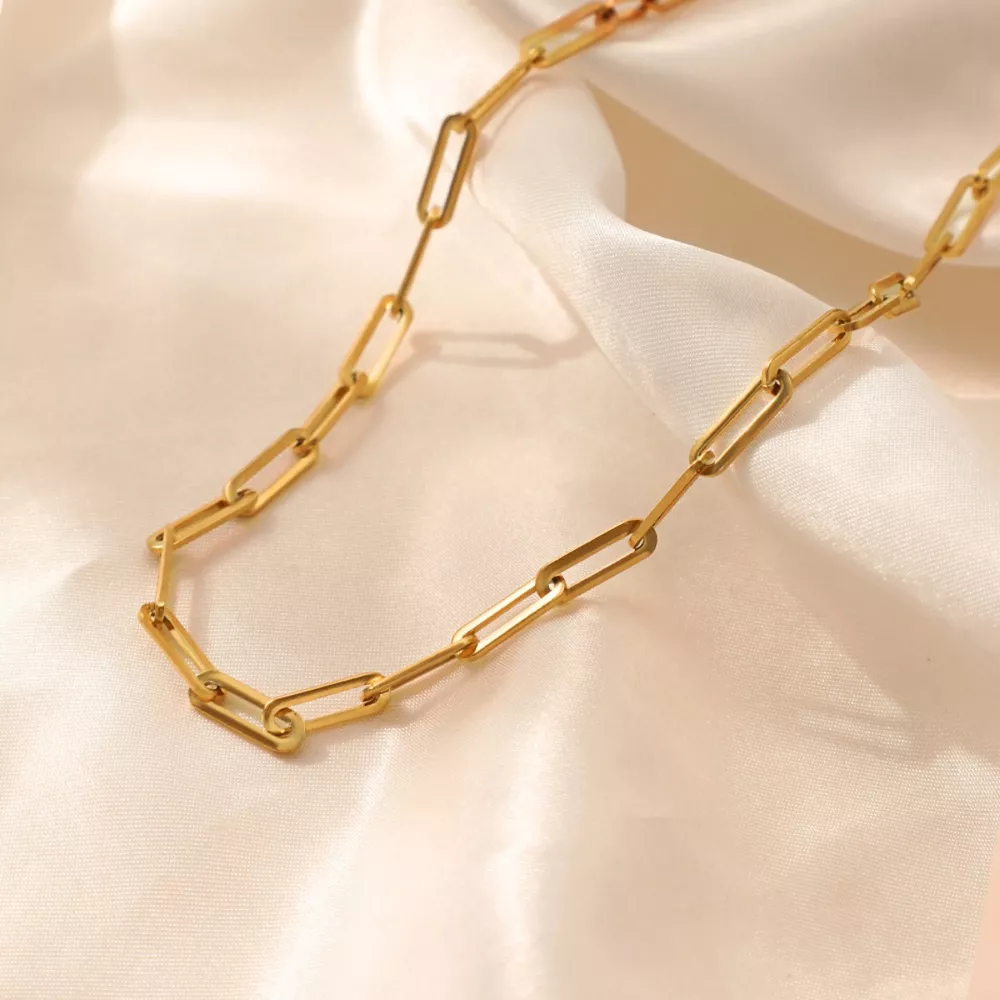 18K Gold-Plated Chain Necklace, image 2