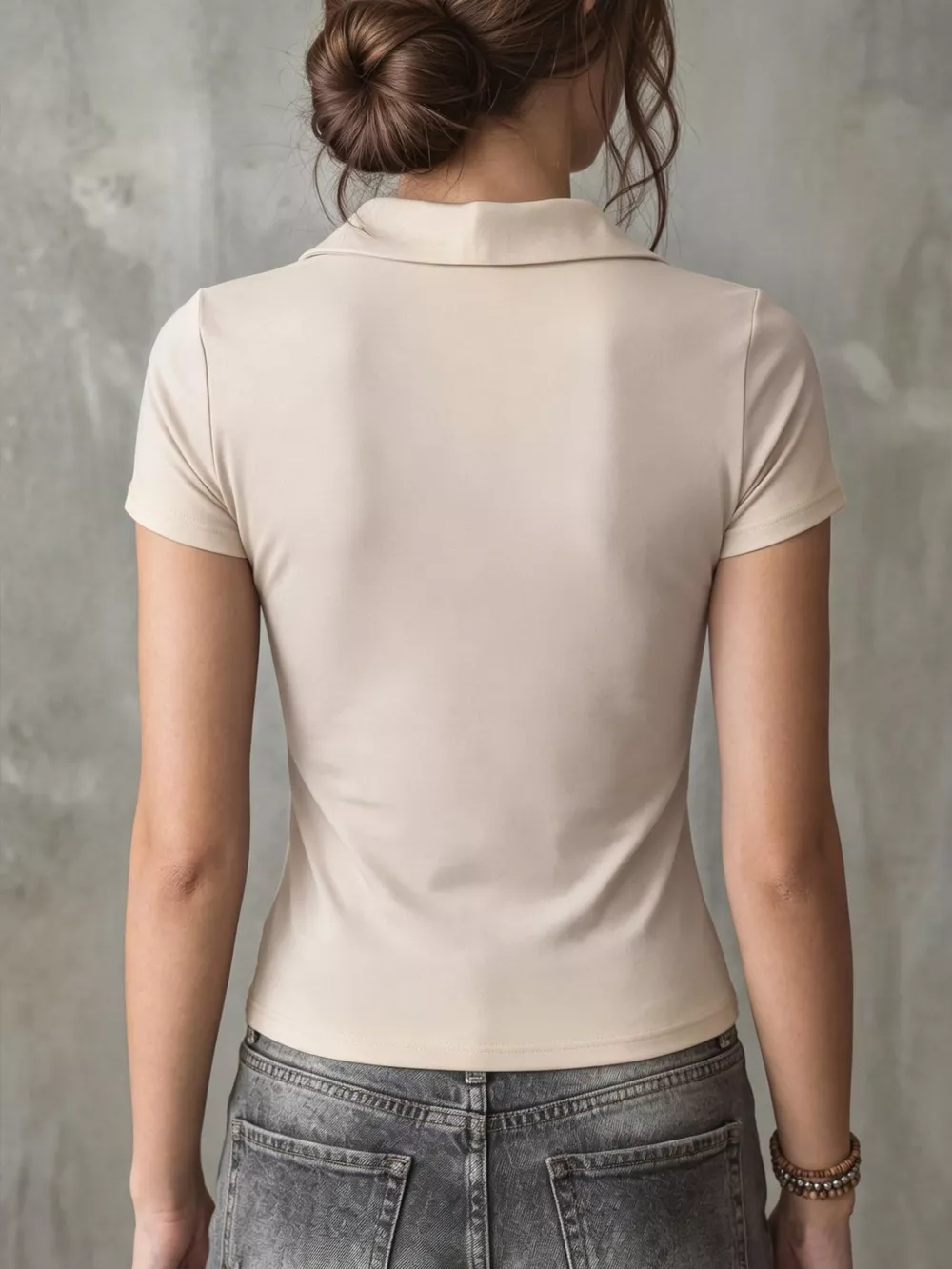 Casual Short Sleeve Slim Fit T-Shirt, image 4