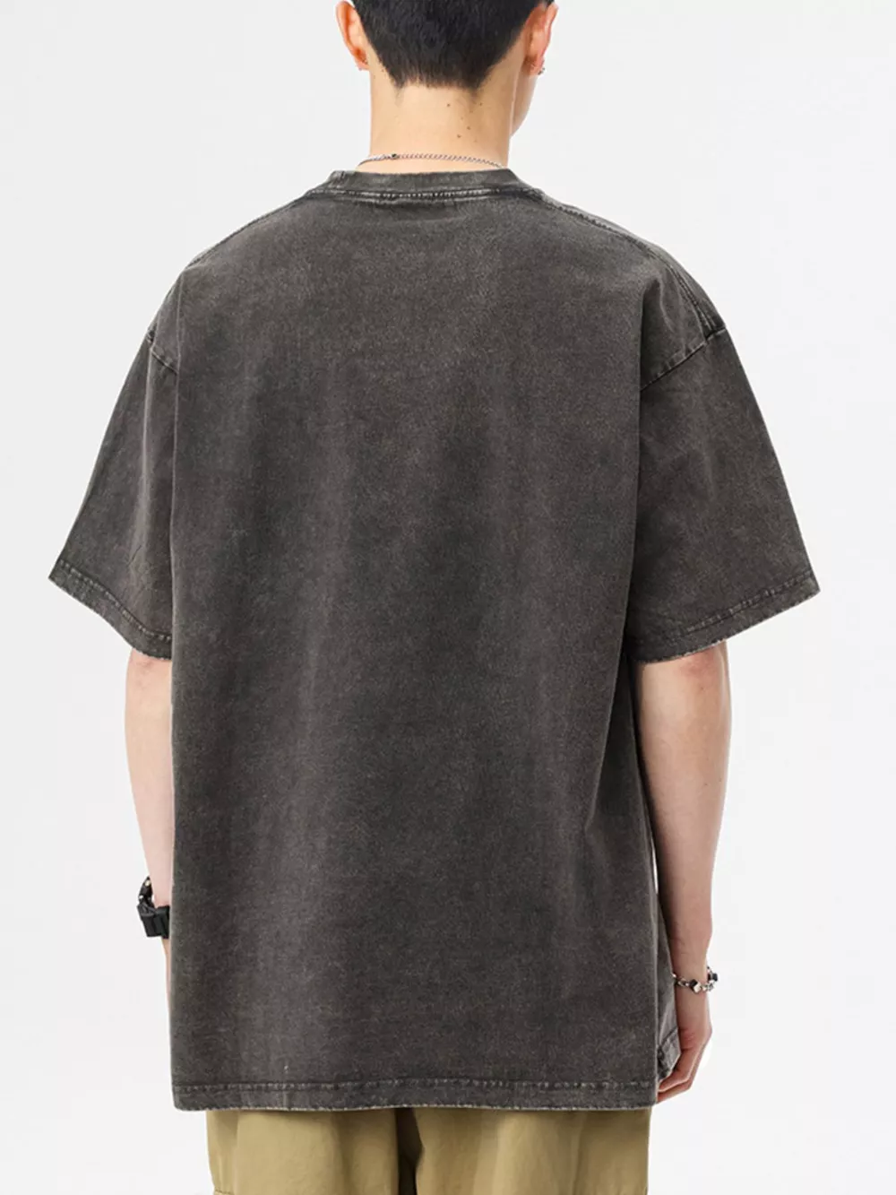 Men's Vintage Washed Oversized T-Shirt, image 3