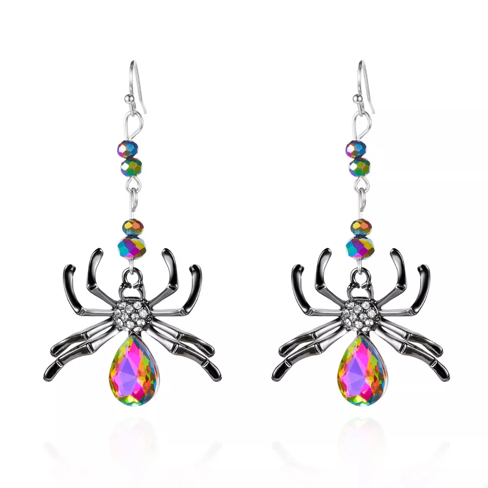 Halloween Spider Dangle Earrings, image 7