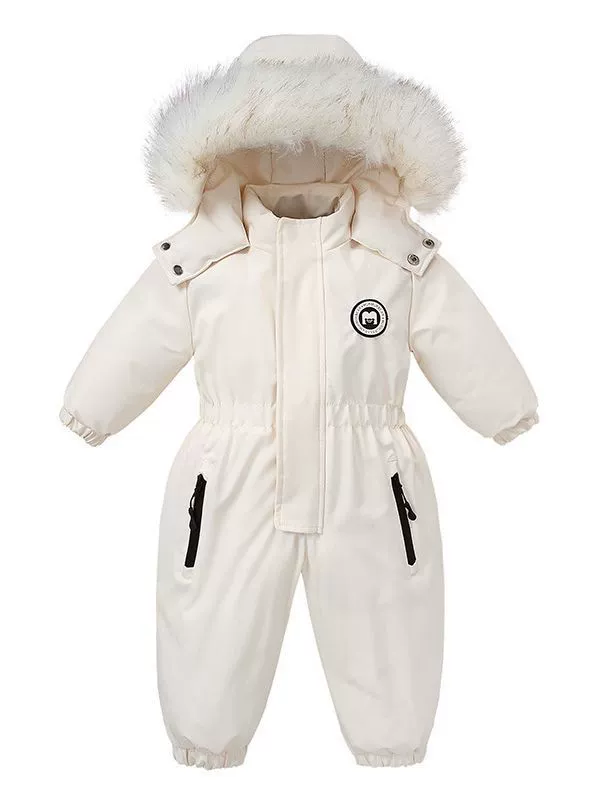 Children's Faux Fur Hood One-Piece, image 2
