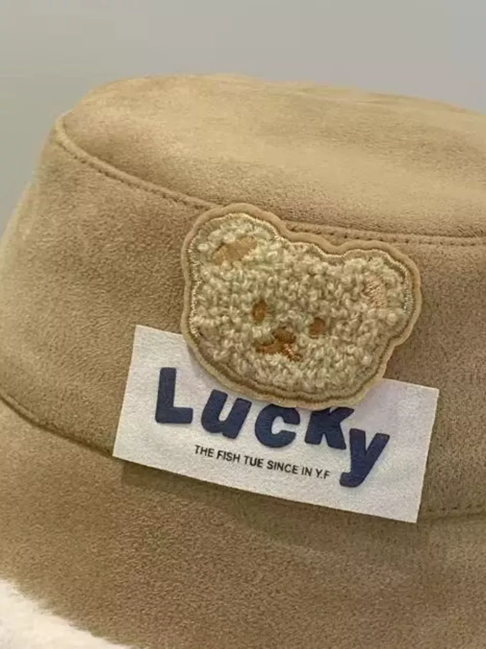 Children's Warm Plush Trim Bucket Hat, image 14