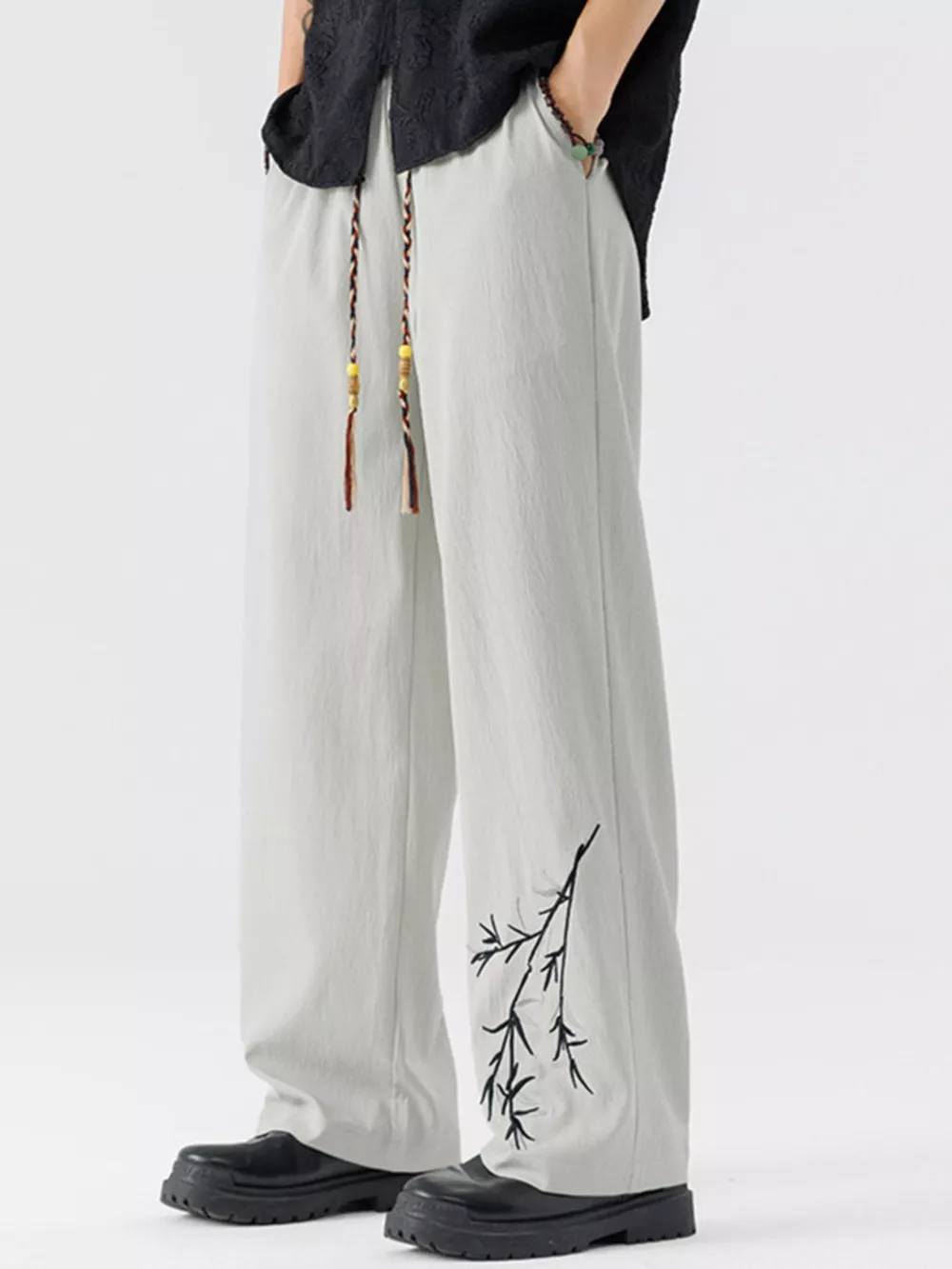 Men's Full Size Wide Leg Pants Plus Size, image 10