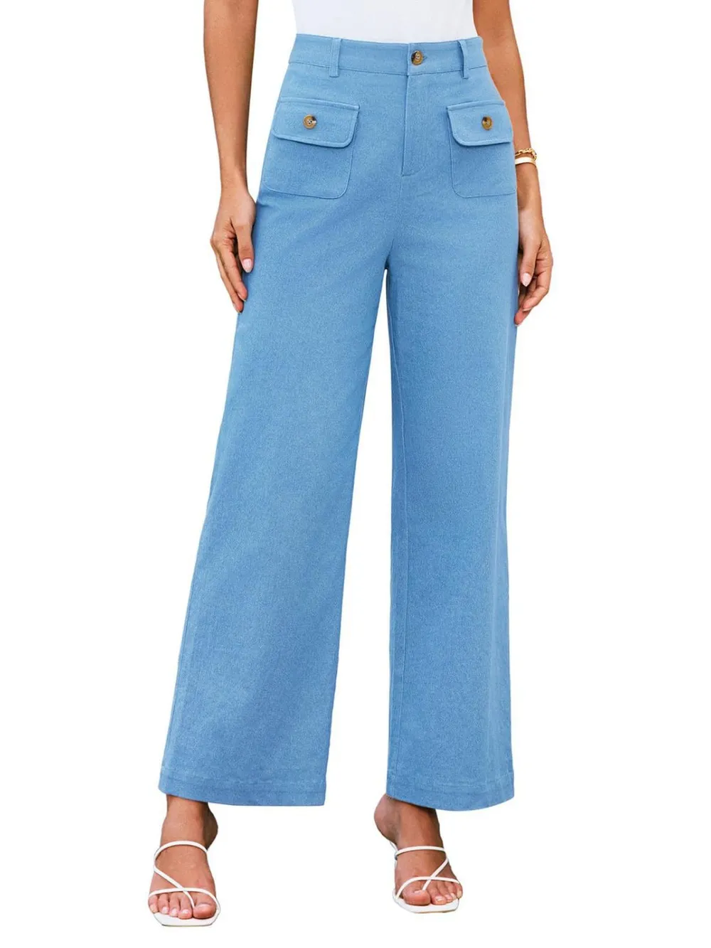 High Waist Wide Leg Pants, image 11