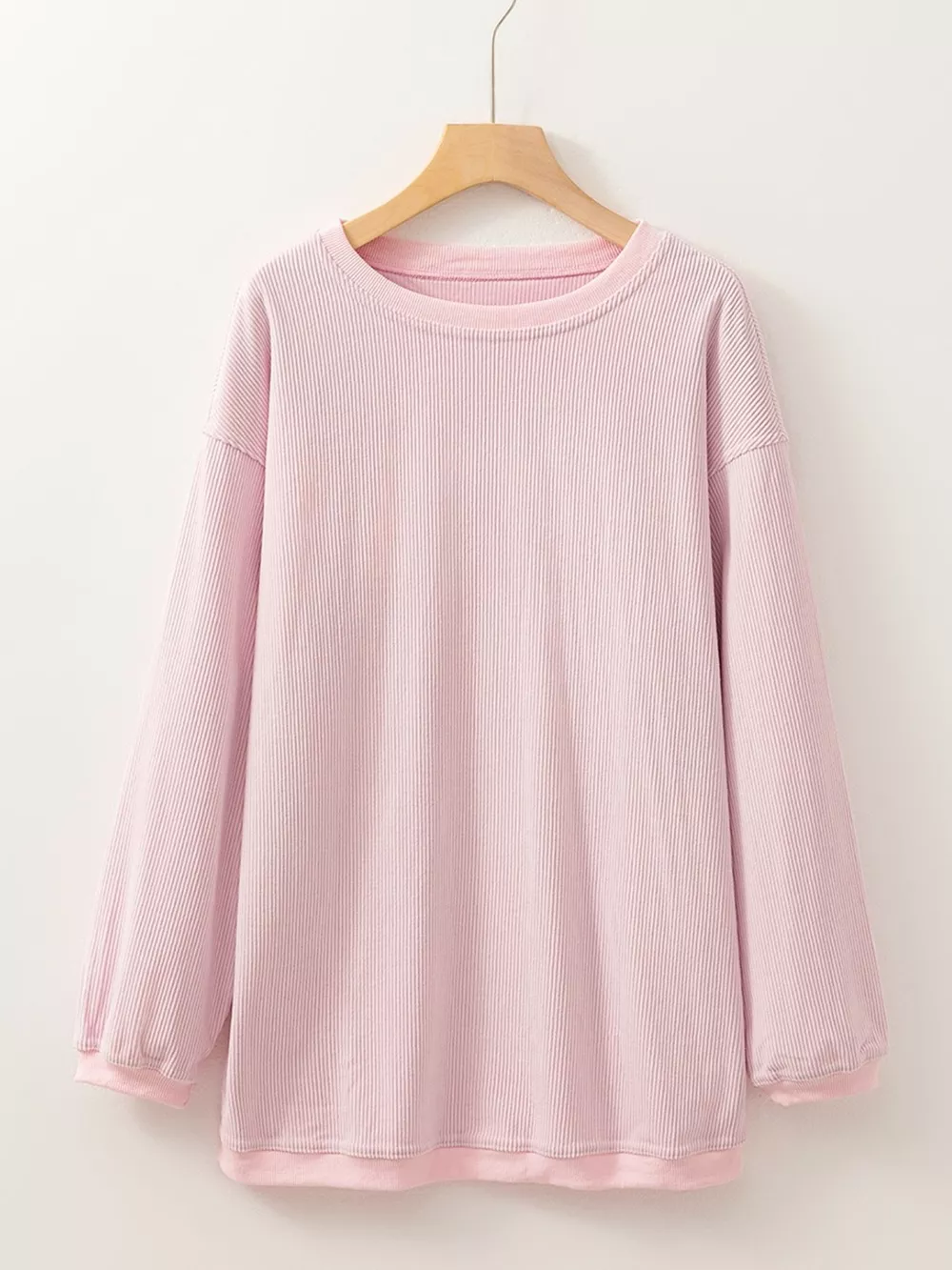 Ribbed Corduroy Oversized Sweatshirt, image 5