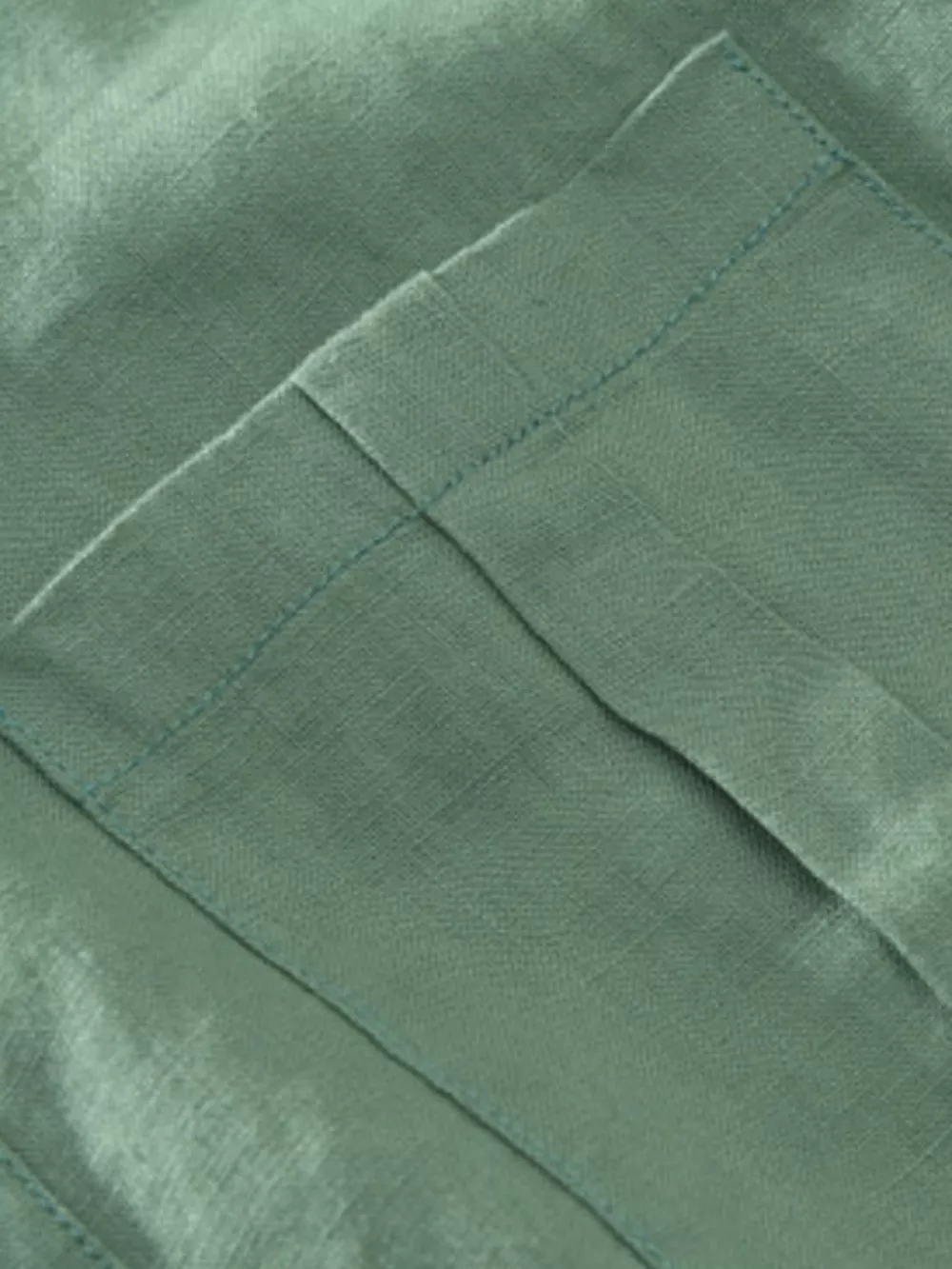 Men's Plus Size Button Detail Short Sleeve Shirt, image 2