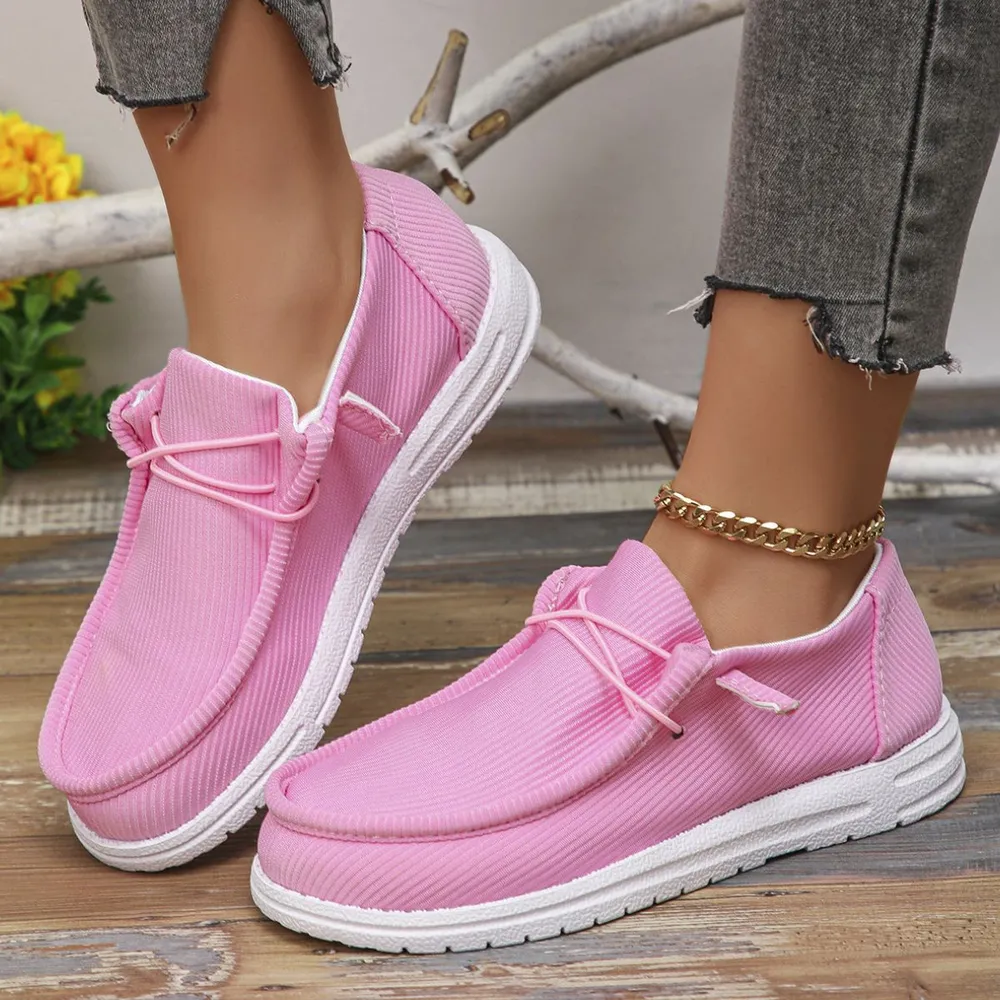 Round Toe Canvas Sneakers, image 6