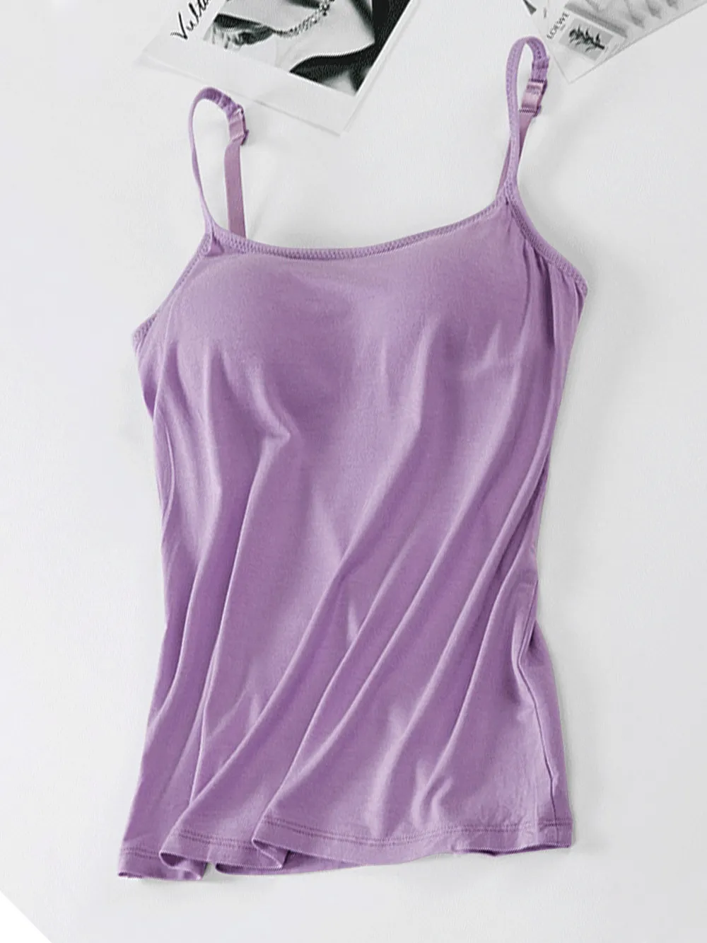 Scoop Neck Adjustable Strap Cami, image 9