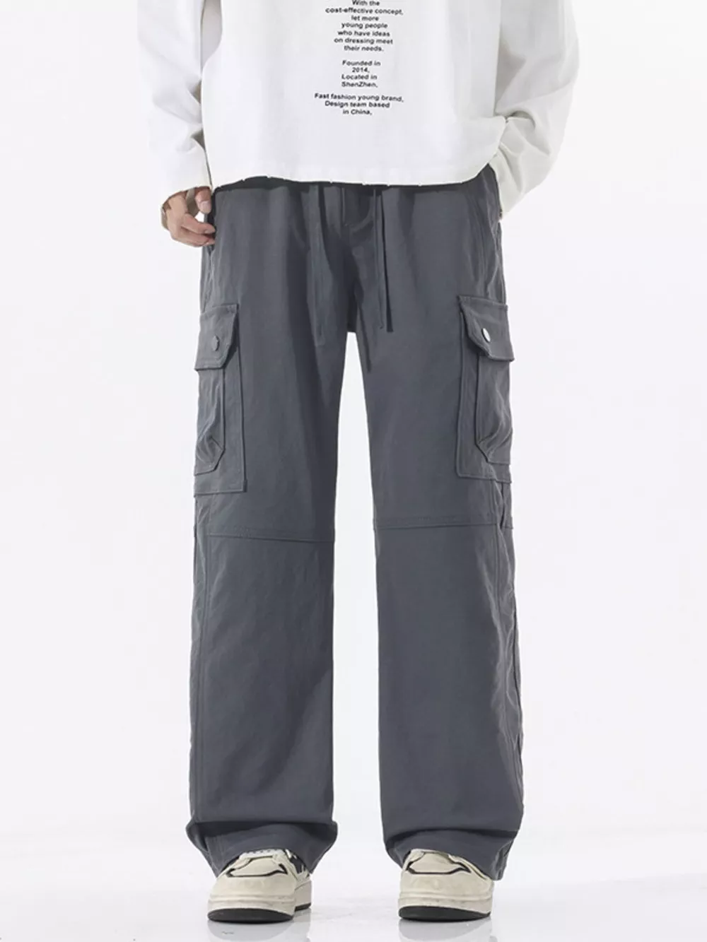 Men's Full Size Multi-Pocket Cargo Utility Pants Plus Size, image 11