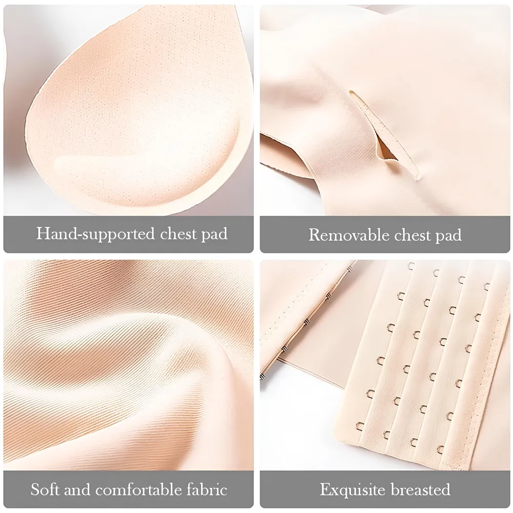 Scoop Neck Shapewear Tank with Removable Paddings, image 5