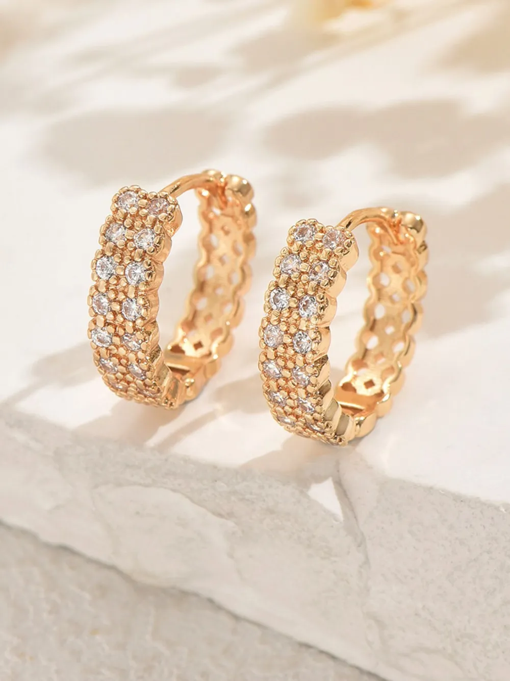 Inland Zircon Hoop Earrings, image 2