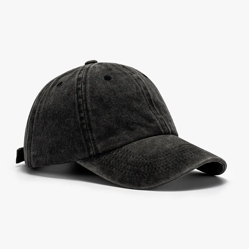 Washed Curved-Brim Baseball Cap
