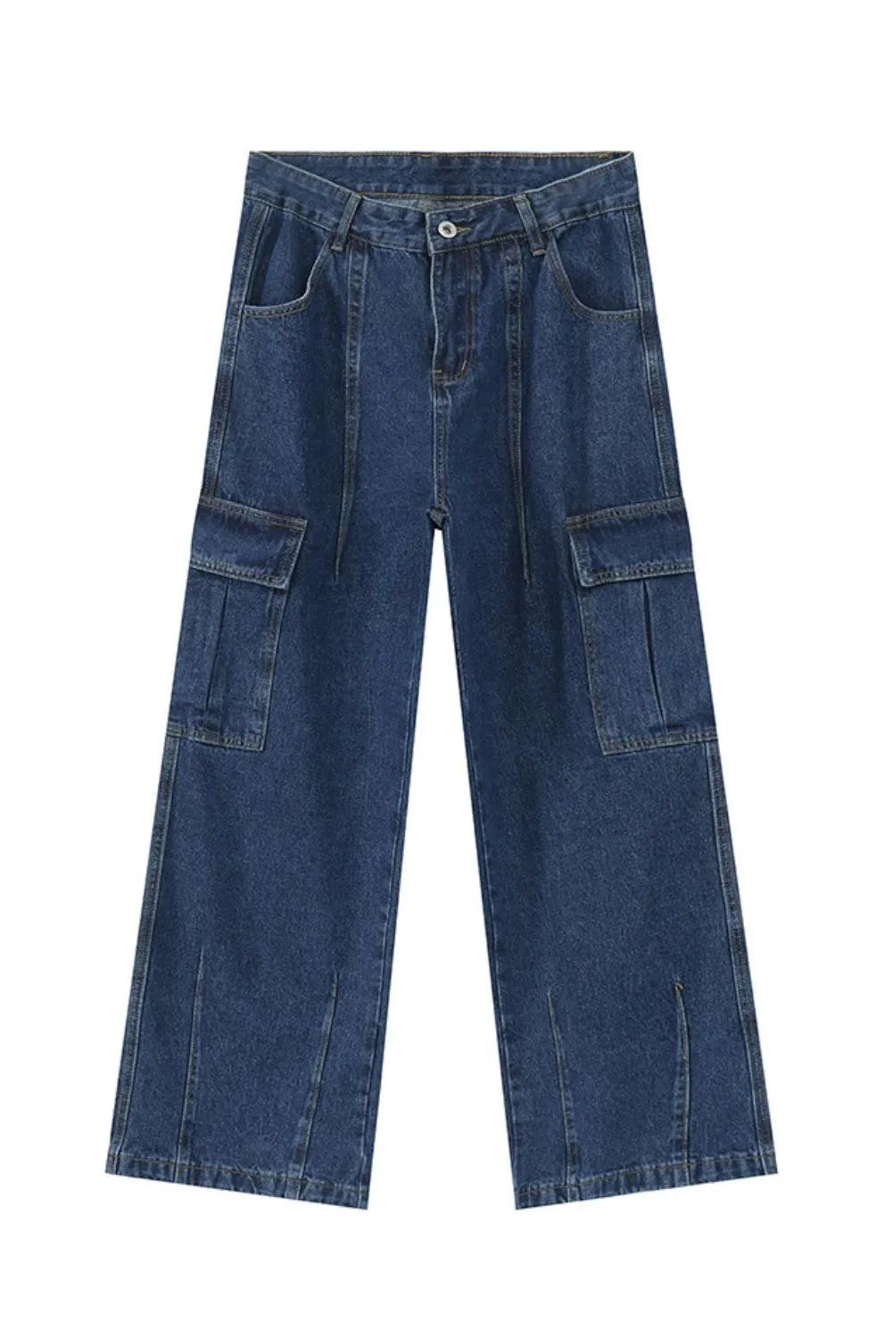 Men's Straight Cargo Jeans, image 4
