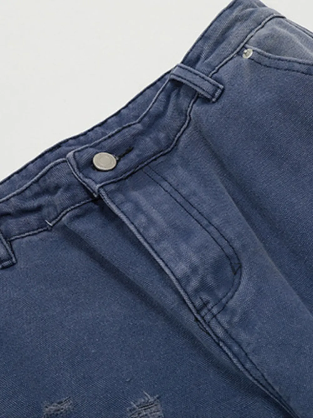 Men's Wide Leg Paint Splatter Jeans, image 5