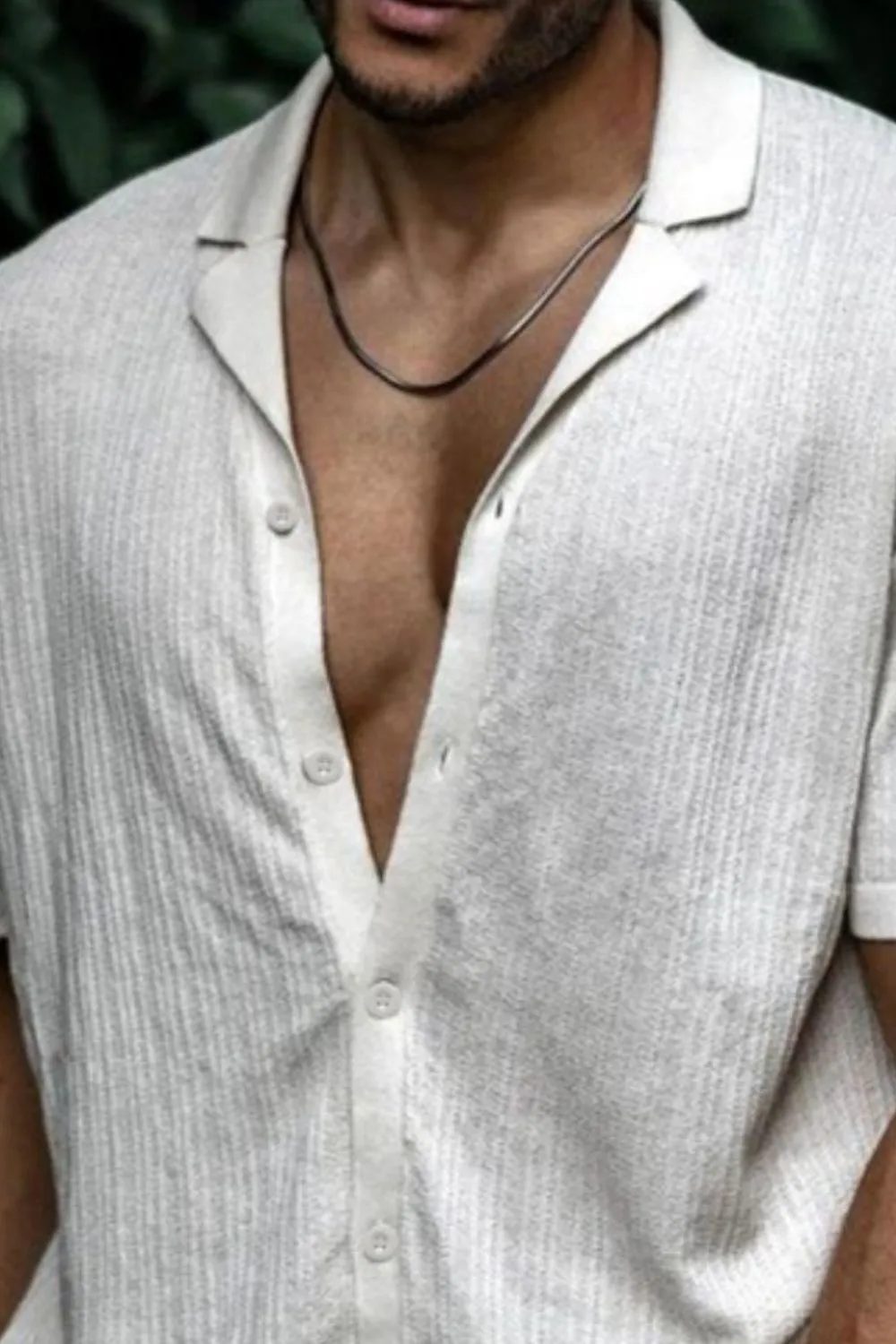 Men's Plus Size Button Up Short Sleeve Shirt, image 3